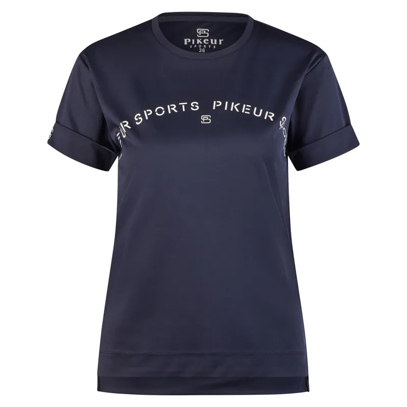 Pikeur Sports 7233 Ladies Functional T-Shirt - Nightblue-1