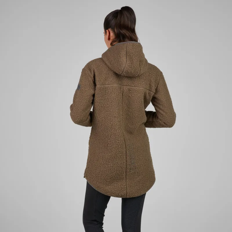 Pikeur Sports 8035 Womens Teddy Fleece Jacket - Greige-2