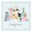 Platinum Doodley Dogs Card - Pawty Time
