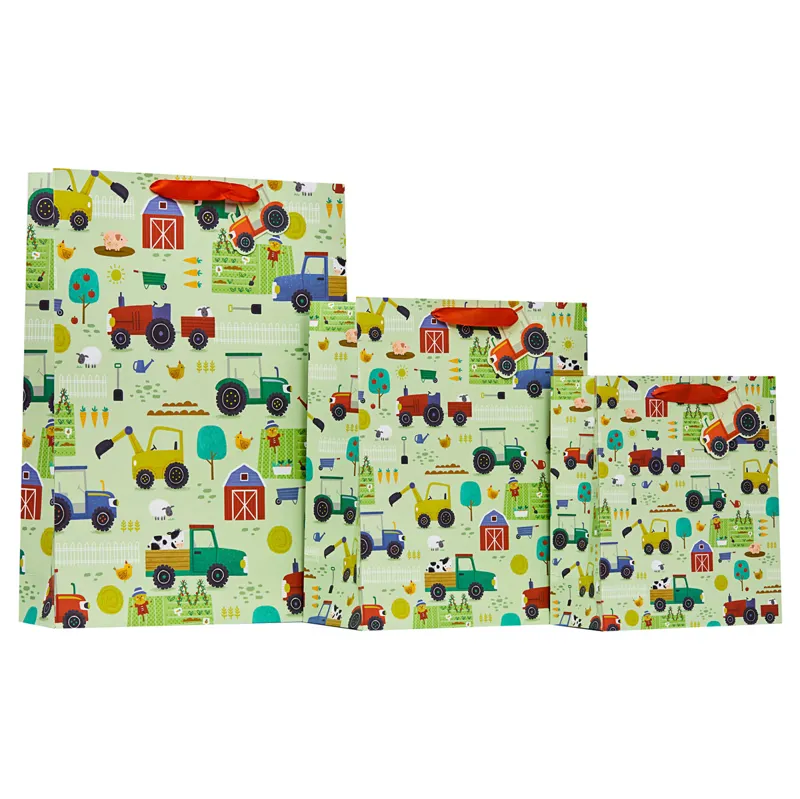 Platinum Pickle Patch Farm Gift Bag - Green