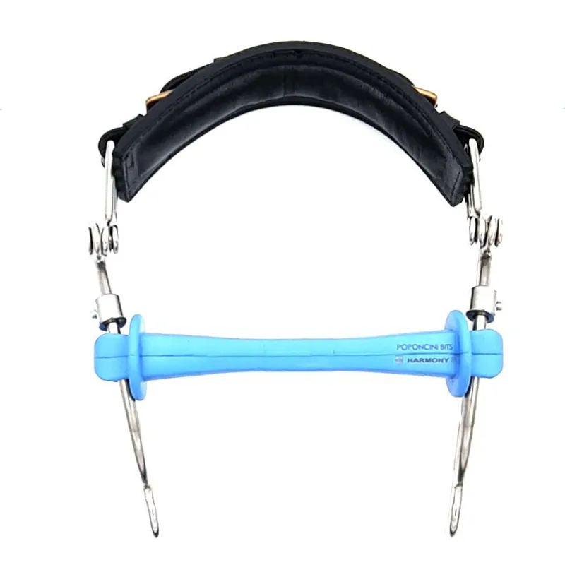 Poponcini Harmony HBV Bit - Blue/Silver Buckles