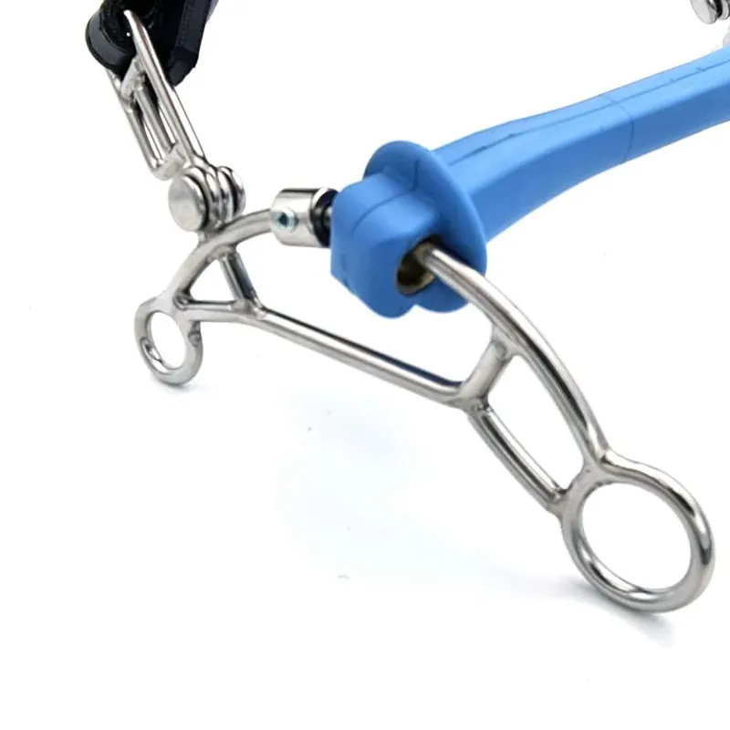 Poponcini Harmony HBV Bit - Blue/Silver Buckles-1