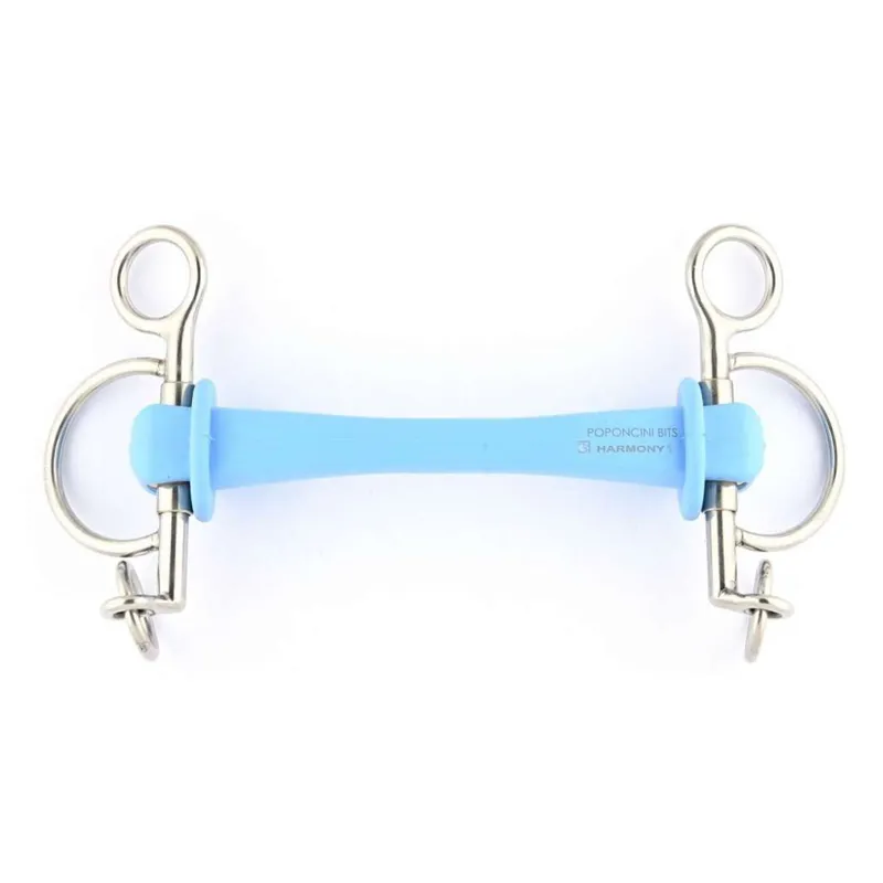 Poponcini Harmony PHL Short Shank Pelham Bit - Blue