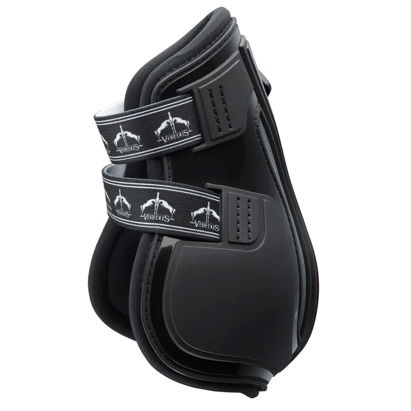 Veredus Pro Jump Active Elastic Rear Fetlock Boots - Black-2