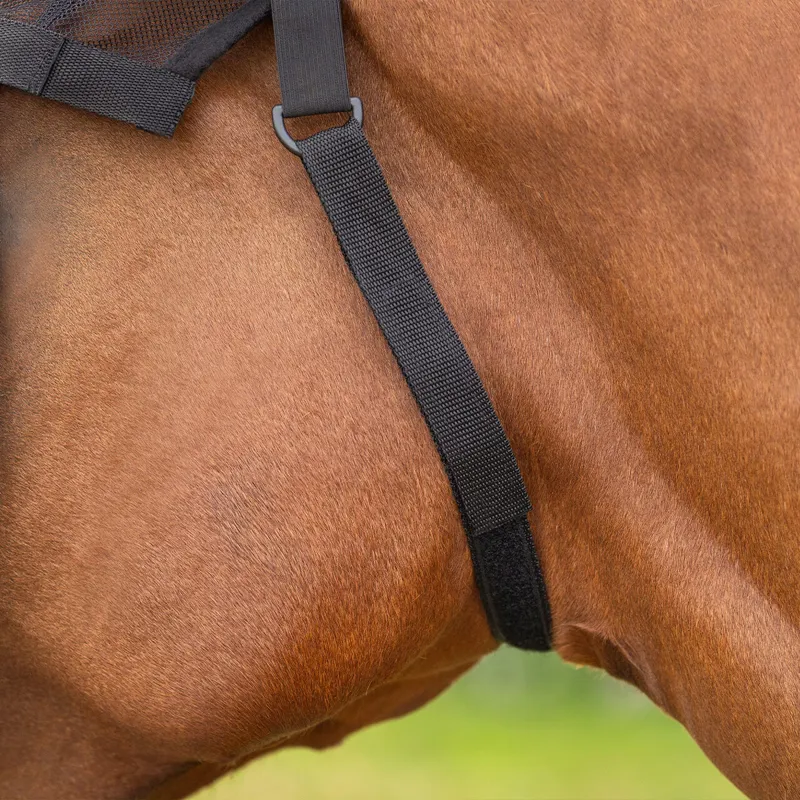 QHP Anti-Fly Fringe With Ears - Black-2