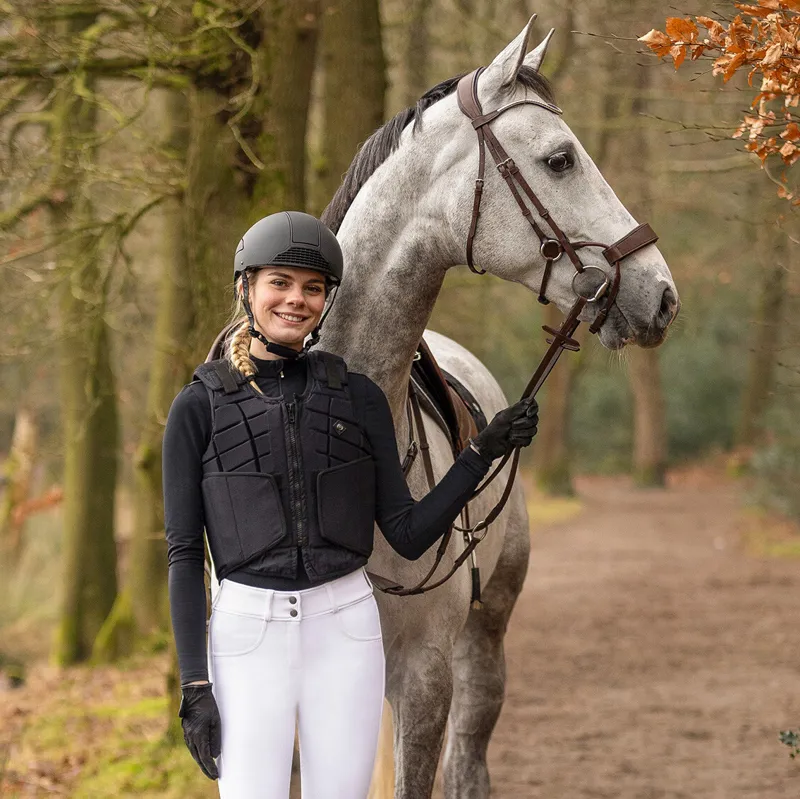 QHP Adults Body Protector - Black-3