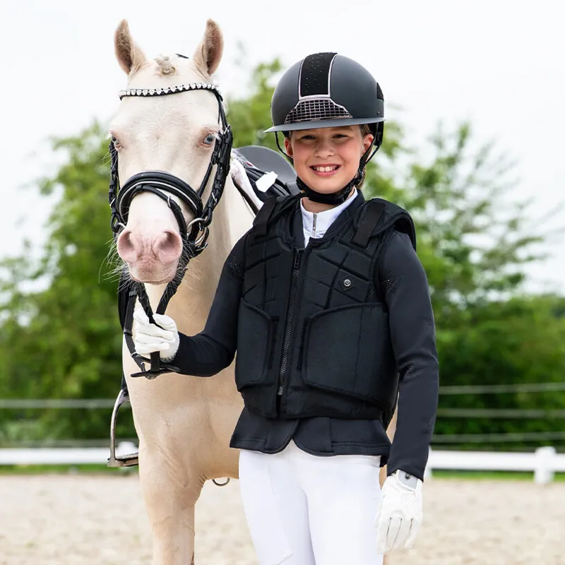 QHP Junior Body Protector - Black