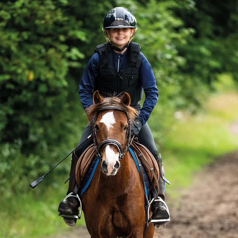 QHP Junior Body Protector - Black-4