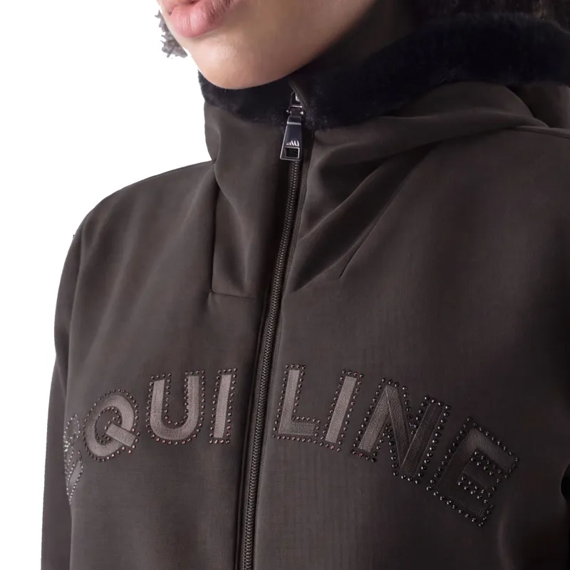 Equiline Eqgert Full Zip Sweatshirt - Coffee Bean-1