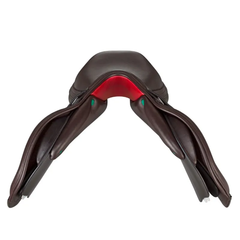 Equipe Rarity Double Flap Pony Jump Saddle - Brown-1