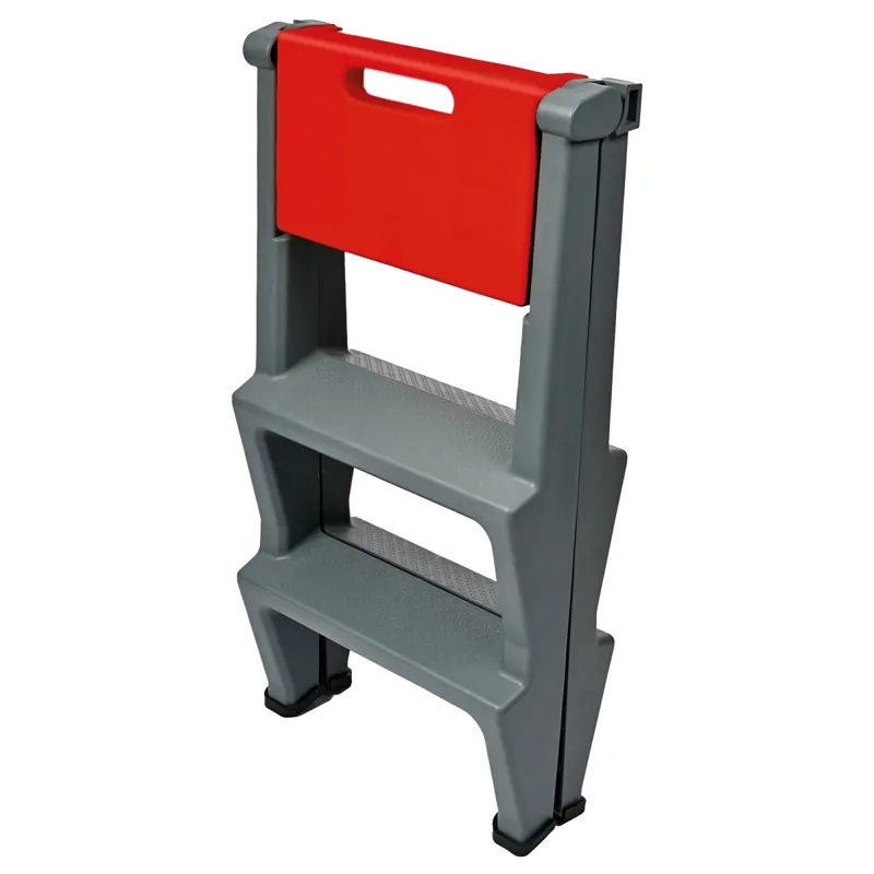 Red Gorilla Step Up Foldable Steps - Grey/Red-1