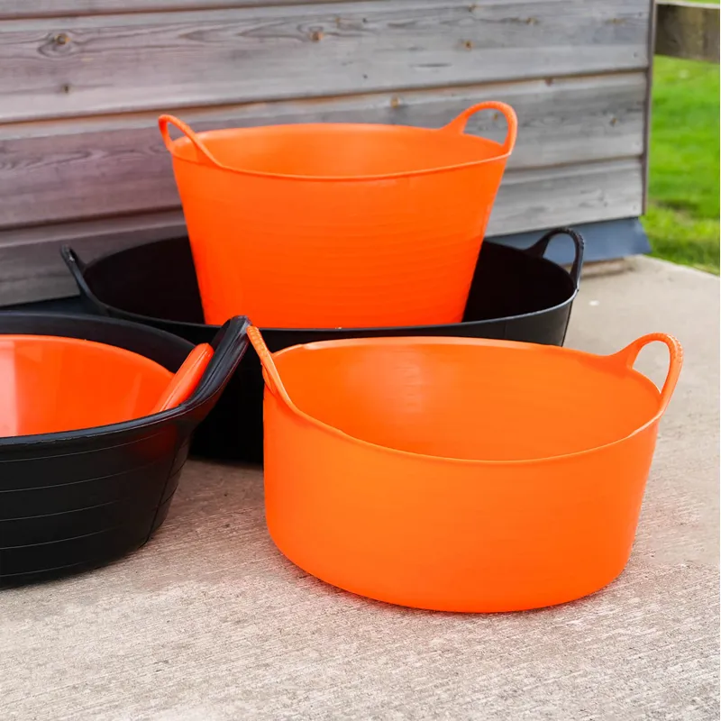Red Gorilla Tubtrug Flexible Small Shallow 15lt Bucket - Orange-1