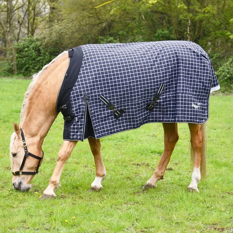 Rhinegold Elite Montpelier 100g Standard Neck Turnout Rug - Black
