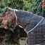 Rhino 100g Stable Hood - Black/Grey/White Check