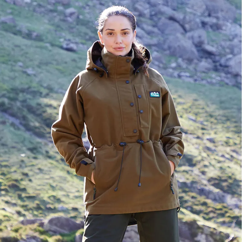 Ridgeline Monsoon Classic Womens Waterproof Smock - Teak-1