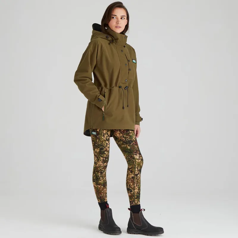 Ridgeline Monsoon Classic Womens Waterproof Smock - Teak-2