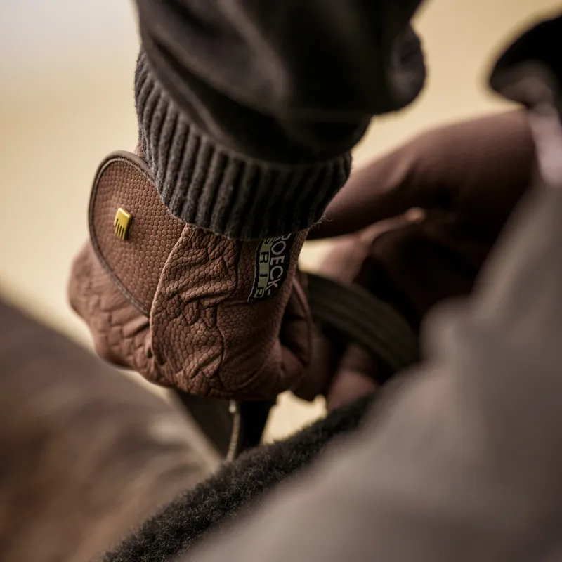 Roeckl Roeck-Grip Winter Riding Gloves - Brown-3