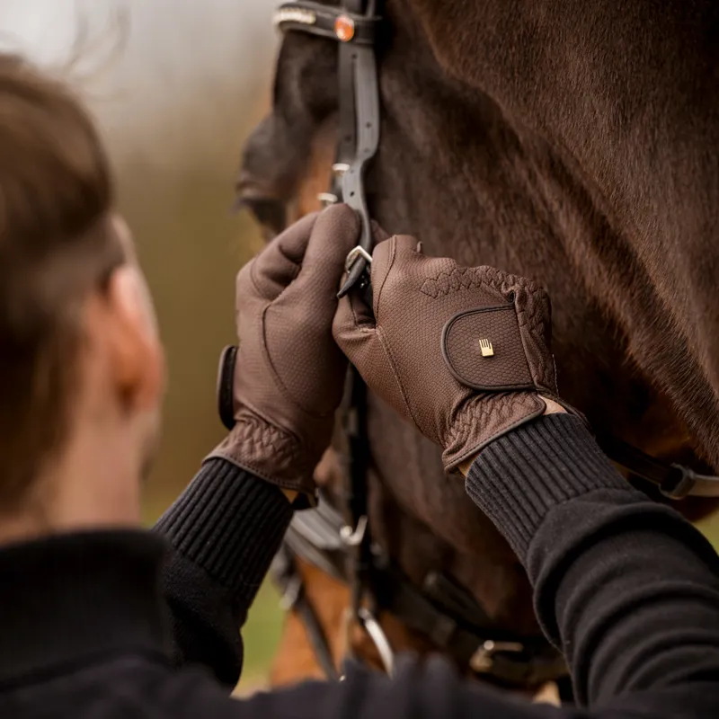 Roeckl Roeck-Grip Winter Riding Gloves - Brown-2