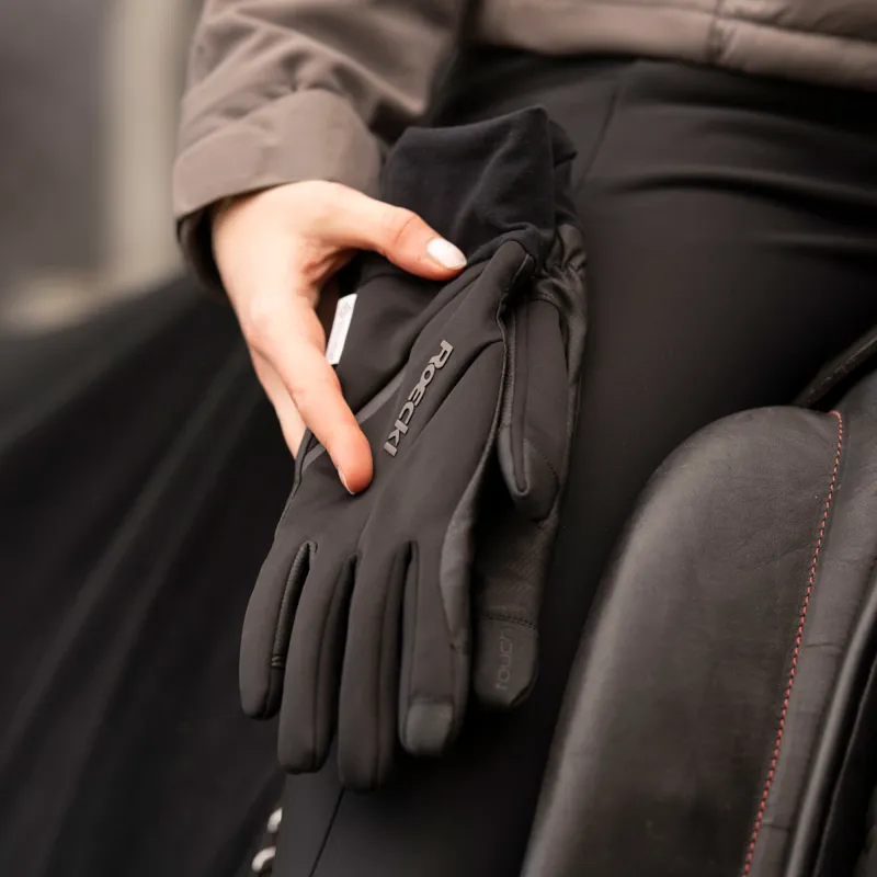 Roeckl Wheaton Windproof Riding Gloves - Black-5