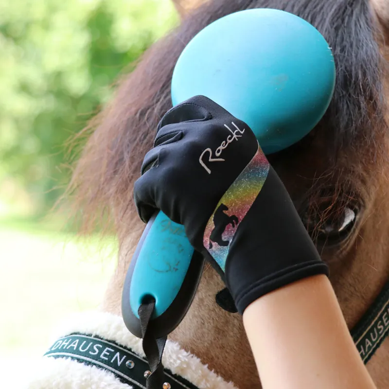 Roeckl Kapriole Junior Riding Gloves - Black-1