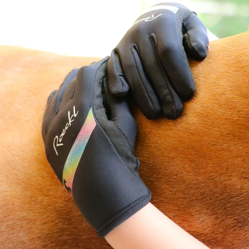 Roeckl Kapriole Junior Riding Gloves - Black-3