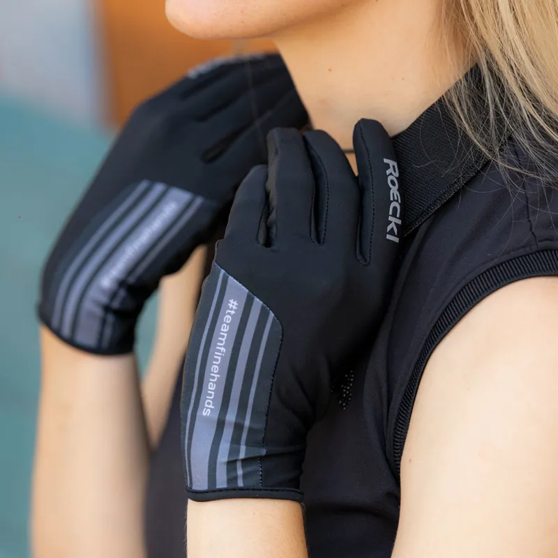 Roeckl Messara Adults Riding Gloves - Black-4