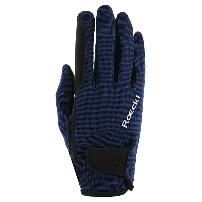 Roeckl Meura Adults Riding Gloves - Dress Blue