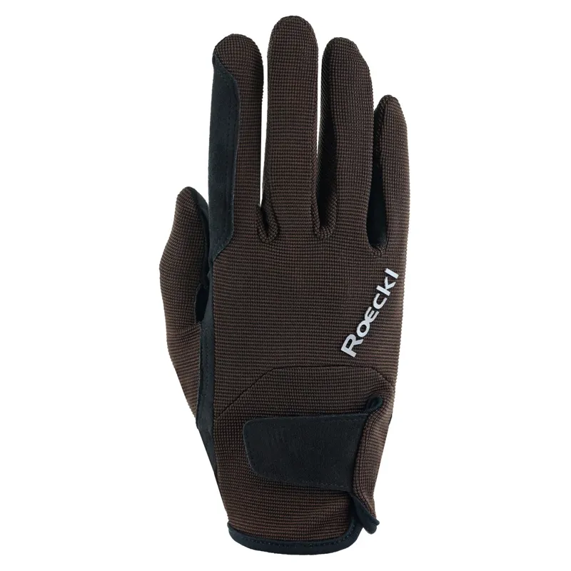 Roeckl Meura Adults Riding Gloves - Chocolate