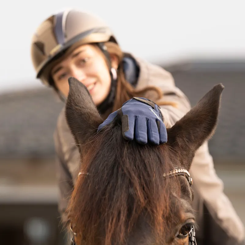 Roeckl Meura Winter Riding Gloves - Dress Blue-4