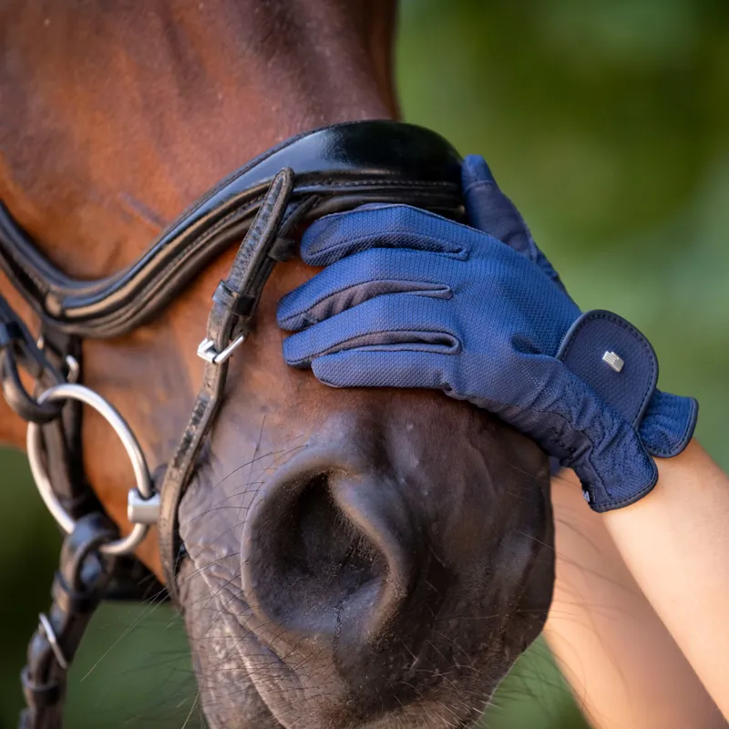 Roeckl Roeck-Grip Lite Adults Riding Gloves - Naval Blue-3