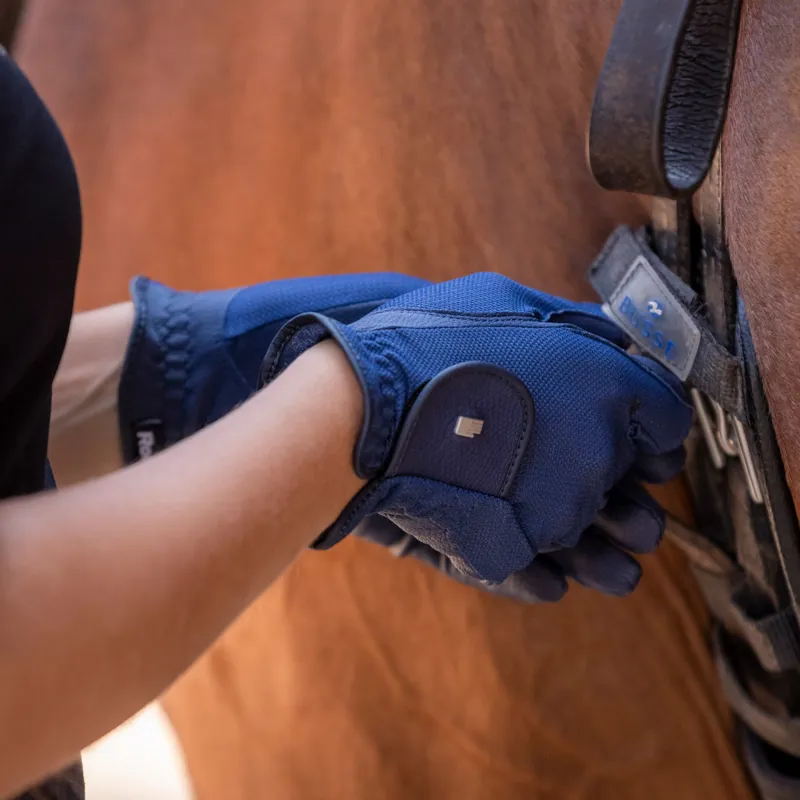 Roeckl Roeck-Grip Lite Adults Riding Gloves - Naval Blue-4