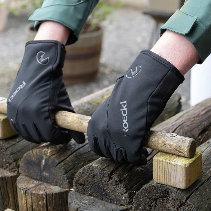 Roeckl Walk Adults Winter Riding Gloves - Black-6