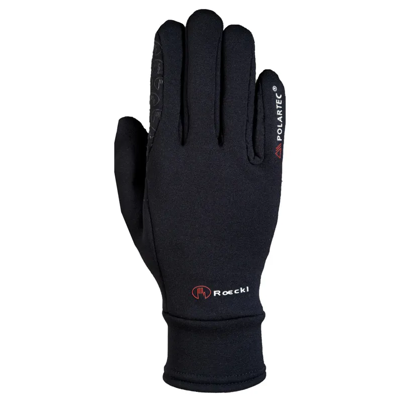 Roeckl Warwick Adults Polartec Winter Riding Gloves - Black