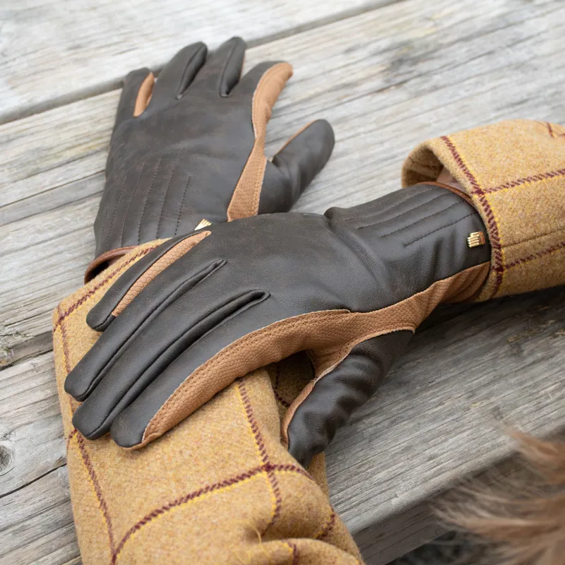 Roeckl Wels Riding Gloves - Mocha Antique-4