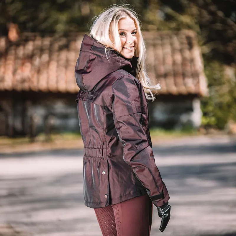 Mountain Horse Royal Grace Womens Waterproof Jacket - Dark Bordeaux-4