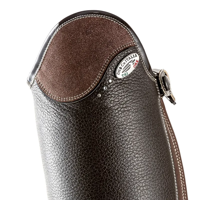 DeNiro Salentino Glitter Laced Tall Riding Boots - Quick Brown/Brown-1