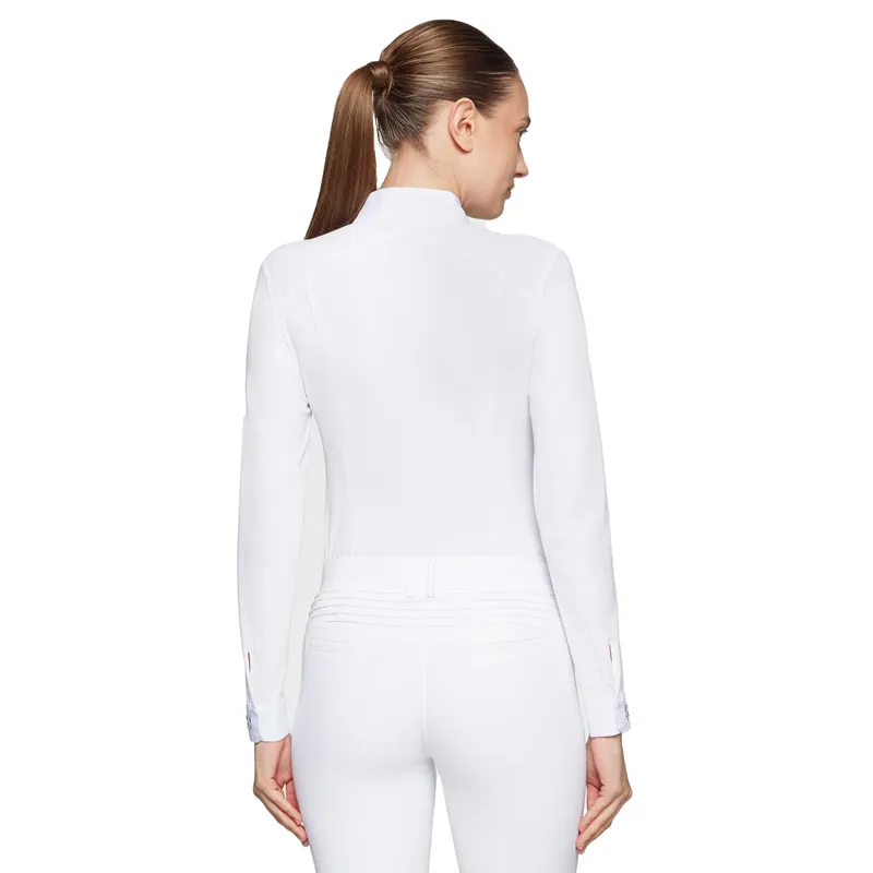 Samshield Aline Crystal Womens Show Shirt - White-2