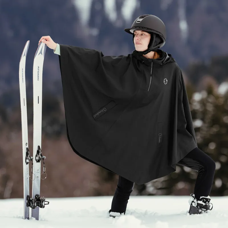 Samshield Elfida Womens Waterproof Poncho - Black-1