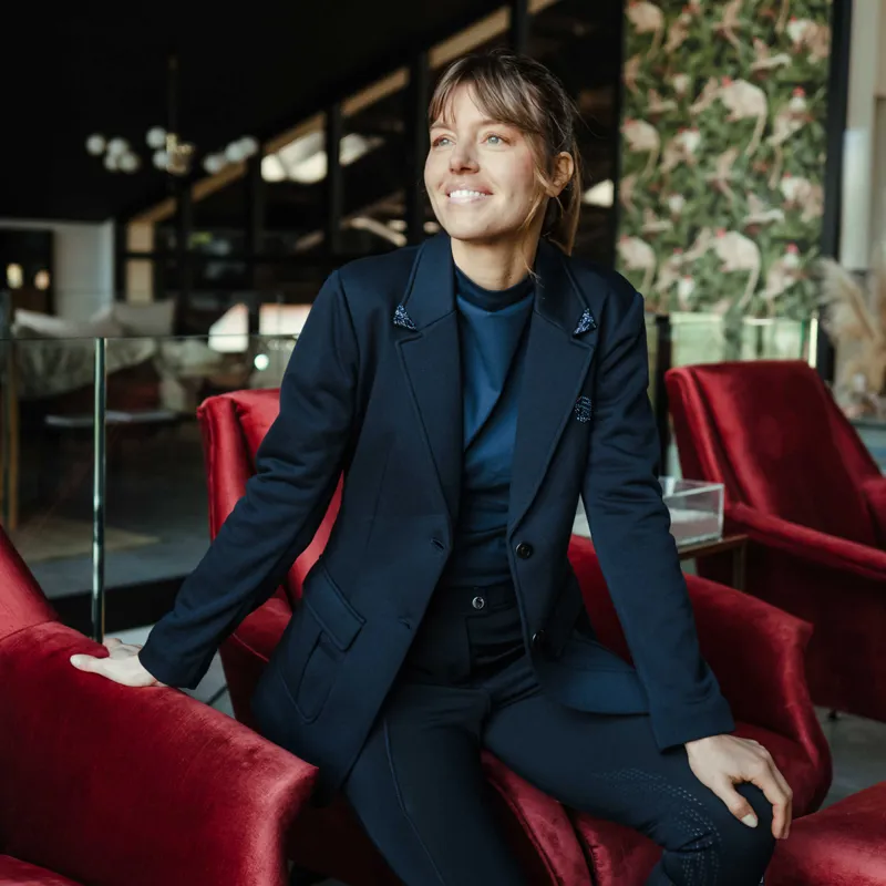 Samshield Maxime Elegant Womens Blazer - Navy/Cosmic Night-3