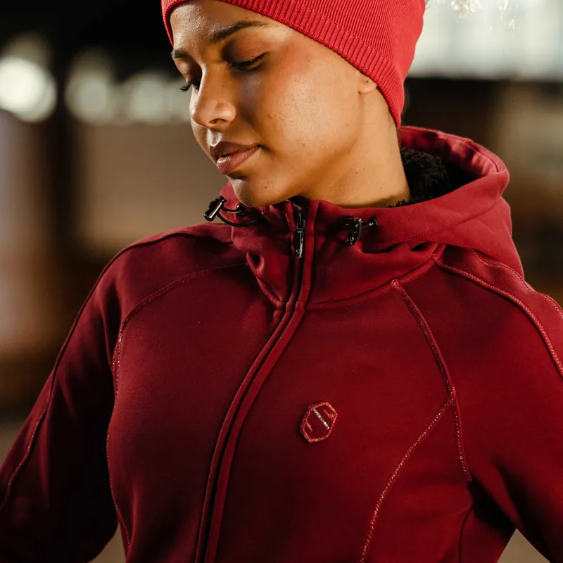 Samshield Ivy Womens Zip Hoodie - Raspberry-5