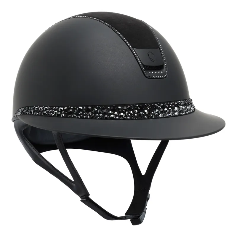 Samshield Miss Shield Shadowmatt 2.0 Glacier 300 Crystal Hat - Black