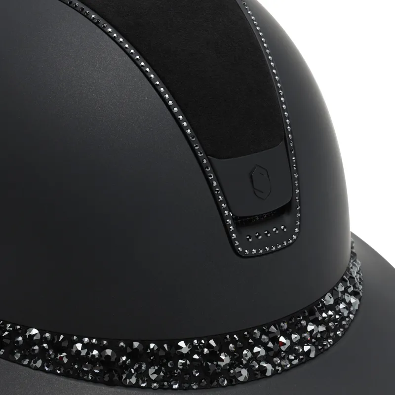 Samshield Miss Shield Shadowmatt 2.0 Glacier 300 Crystal Hat - Black-3
