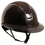 Samshield Miss Shield 2.0 Crystal Rain Riding Hat - Glossy Brown