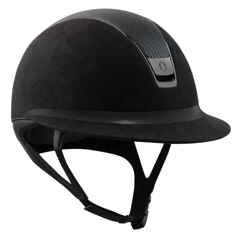 Samshield Miss Shield Premium 2.0 Alacantara Riding Hat - Black