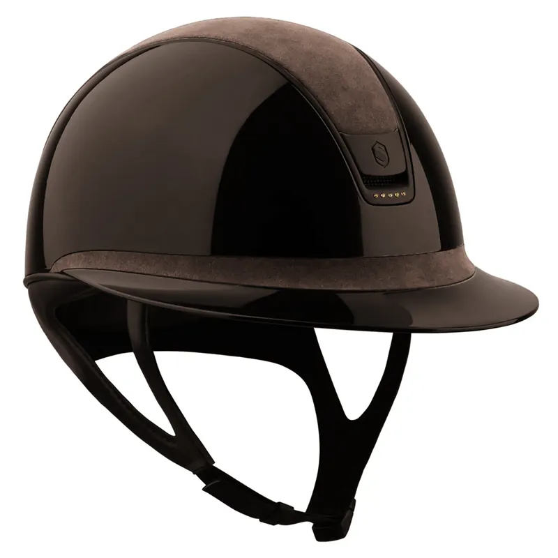 Samshield Miss Shield ShadowGlossy 2.0 Alcantara Hat - Brown