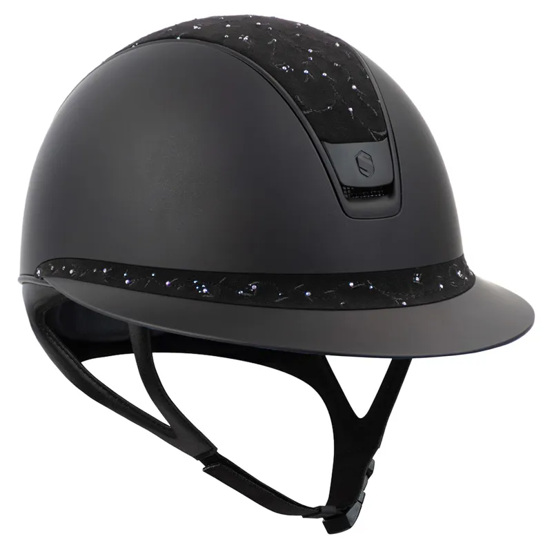 Samshield Miss Shield Shadowmatt 2.0 Floral Hat - Black