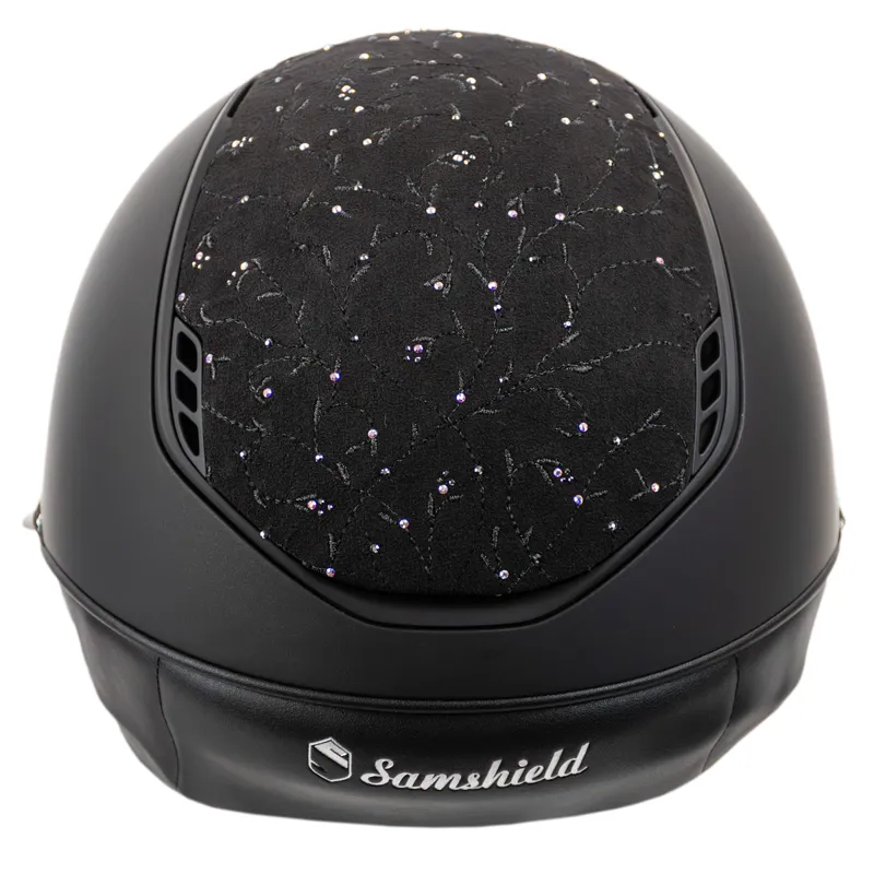 Samshield Miss Shield Shadowmatt 2.0 Floral Hat - Black-1