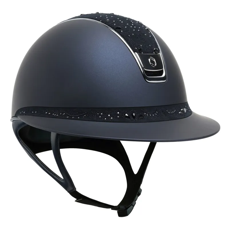 Samshield Miss Shield Shadowmatt 2.0 Crystal Bloom Hat - Blue