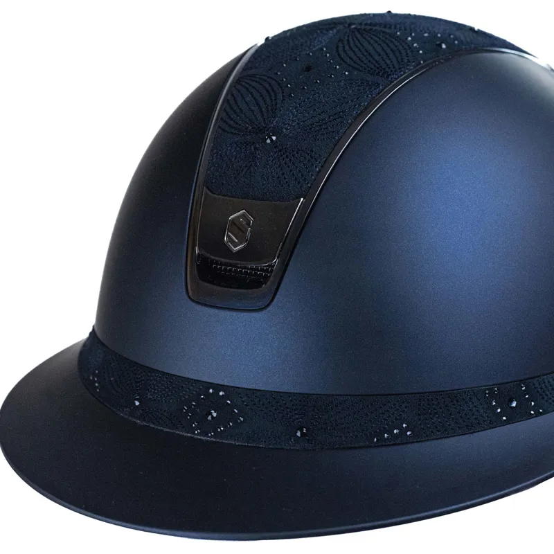Samshield Miss Shield Shadowmatt 2.0 Celestial Crystal Hat - Blue-1