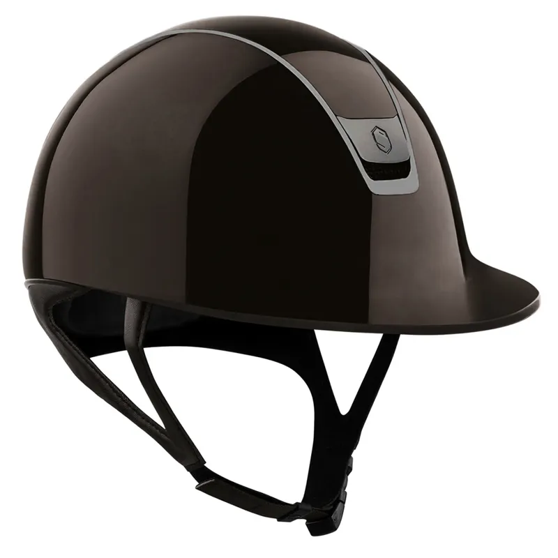 Samshield ShadowGlossy 2.0 Standard Riding Hat - Brown